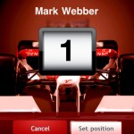 Formula 1 Selection screen